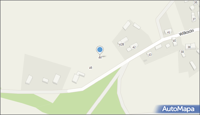 Wilkocin, Wilkocin, 44, mapa Wilkocin