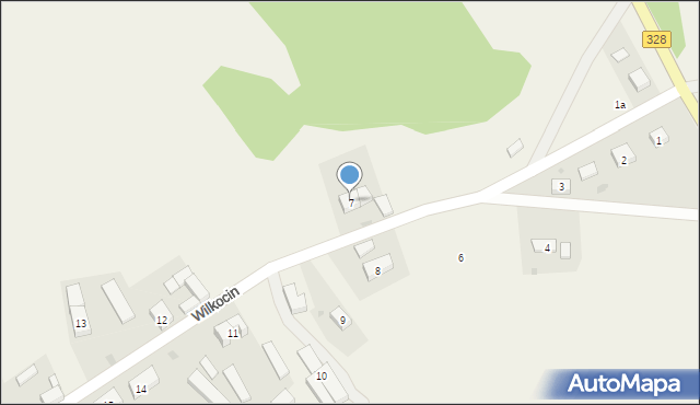 Wilkocin, Wilkocin, 7, mapa Wilkocin