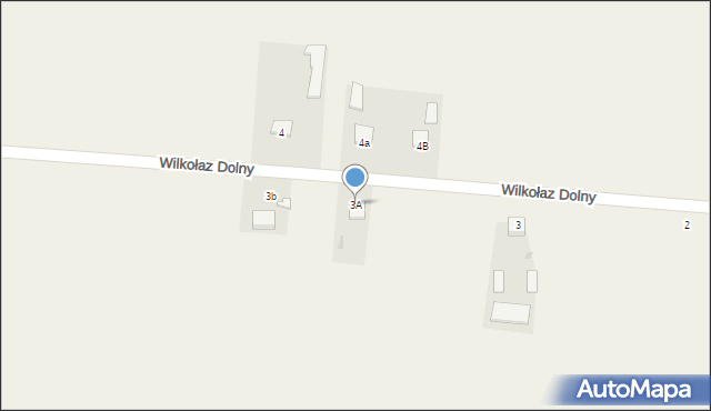 Wilkołaz Dolny, Wilkołaz Dolny, 3A, mapa Wilkołaz Dolny