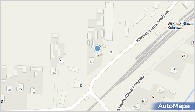 Wilkołaz-Stacja Kolejowa, Wilkołaz-Stacja Kolejowa, 35, mapa Wilkołaz-Stacja Kolejowa