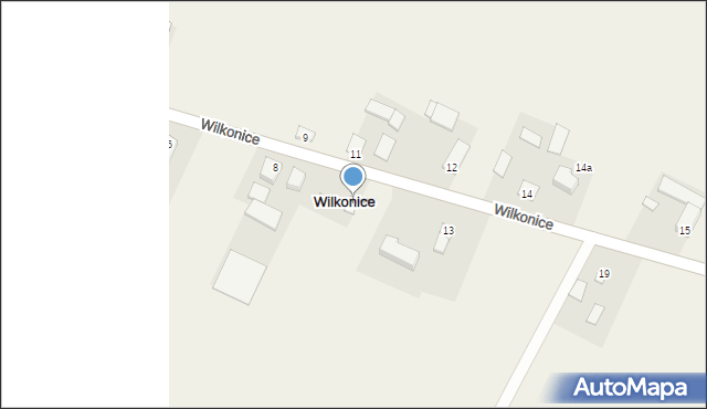 Wilkonice, Wilkonice, 10, mapa Wilkonice