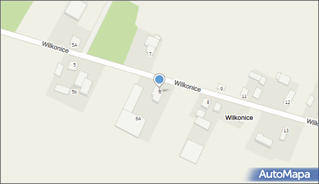 Wilkonice, Wilkonice, 6, mapa Wilkonice