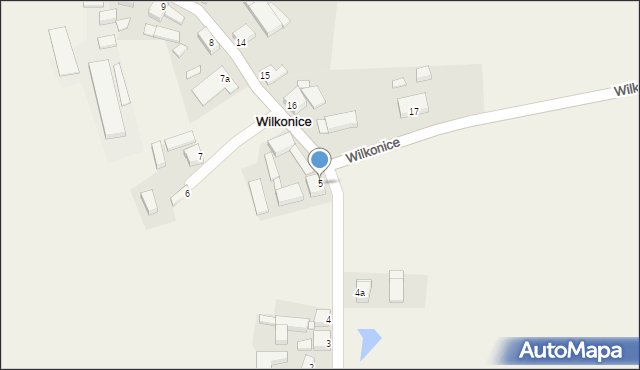 Wilkonice, Wilkonice, 5, mapa Wilkonice