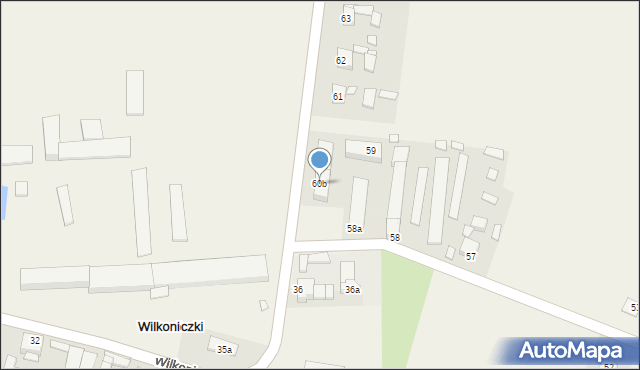 Wilkonice, Wilkonice, 60b, mapa Wilkonice