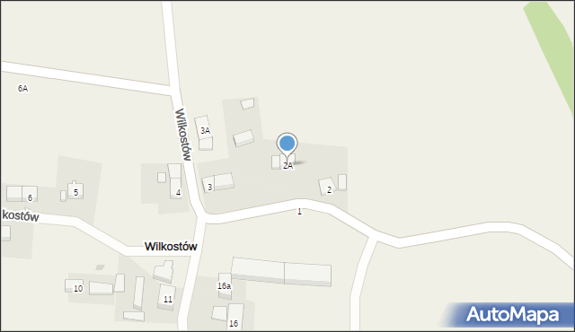 Wilkostów, Wilkostów, 2A, mapa Wilkostów