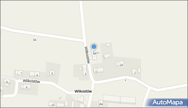 Wilkostów, Wilkostów, 3A, mapa Wilkostów