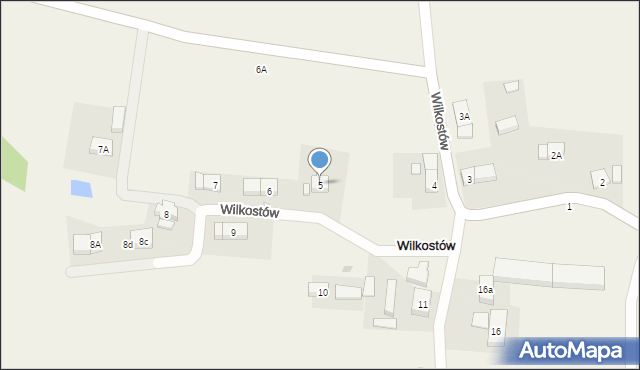 Wilkostów, Wilkostów, 5, mapa Wilkostów