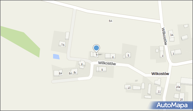 Wilkostów, Wilkostów, 7, mapa Wilkostów