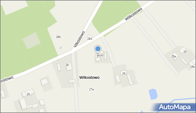 Wilkostowo, Wilkostowo, 27, mapa Wilkostowo