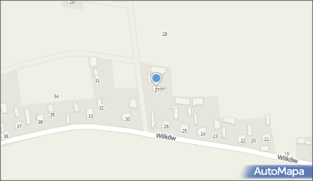 Wilków, Wilków, 27, mapa Wilków