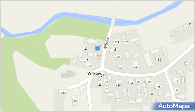 Wilków, Wilków, 19, mapa Wilków