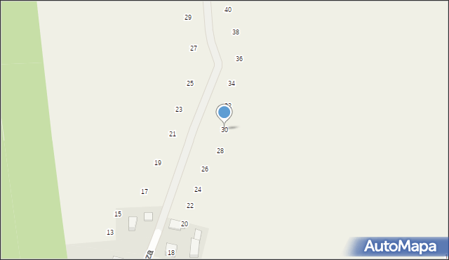 Wilków, Wilcza, 30, mapa Wilków