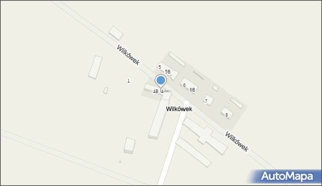 Wilków, Wilkówek, 4A, mapa Wilków