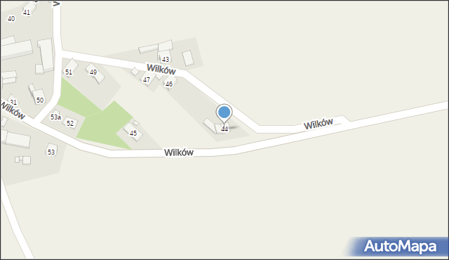 Wilków, Wilków, 44, mapa Wilków