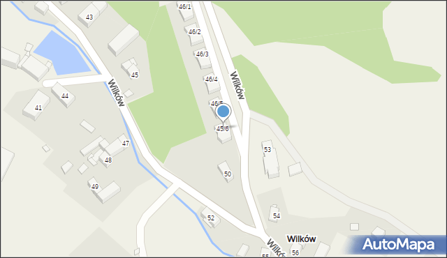 Wilków, Wilków, 45/6, mapa Wilków