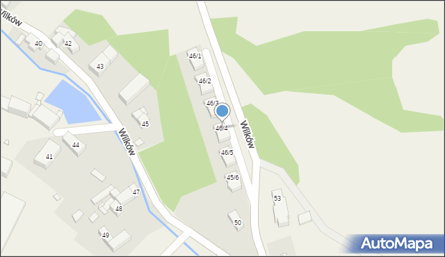 Wilków, Wilków, 46/4, mapa Wilków