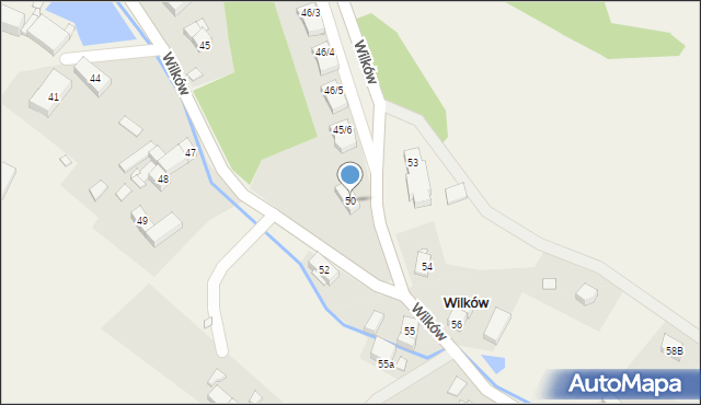 Wilków, Wilków, 50, mapa Wilków