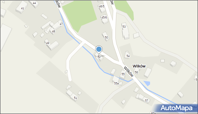 Wilków, Wilków, 52, mapa Wilków