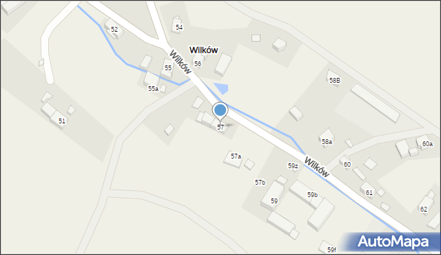 Wilków, Wilków, 57, mapa Wilków