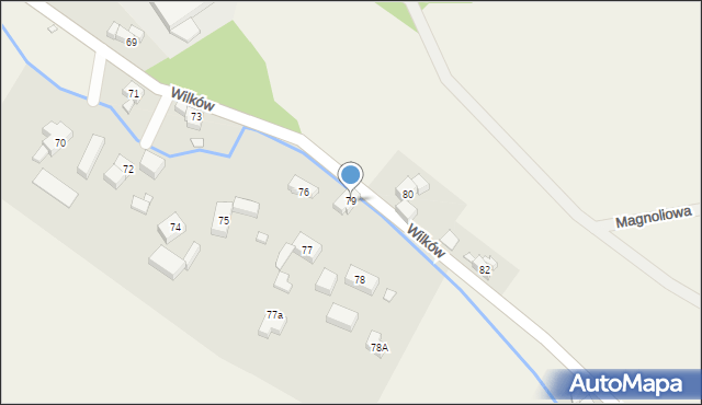 Wilków, Wilków, 79, mapa Wilków