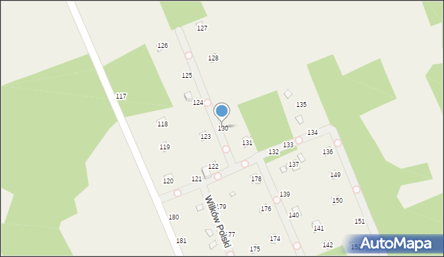 Wilków Polski, Wilków Polski, 130, mapa Wilków Polski