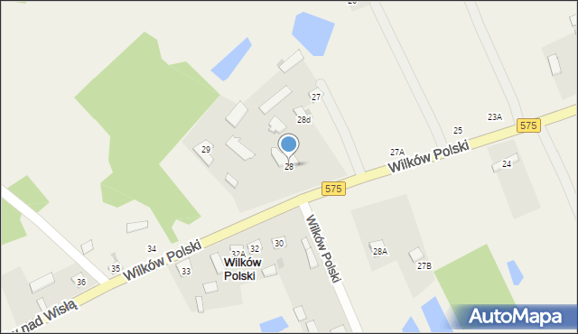 Wilków Polski, Wilków Polski, 28, mapa Wilków Polski