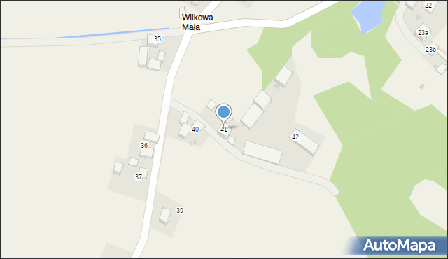 Wilkowa, Wilkowa, 41, mapa Wilkowa