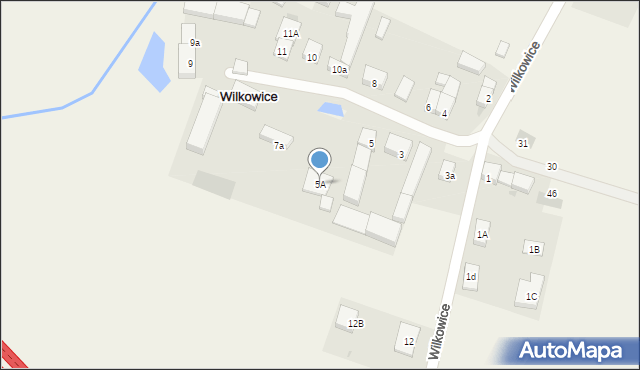 Wilkowice, Wilkowice, 5A, mapa Wilkowice