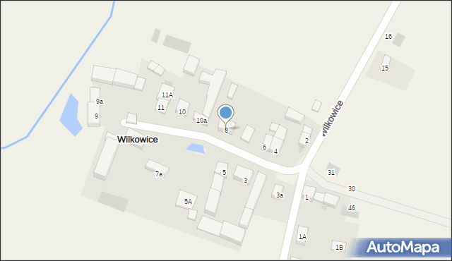 Wilkowice, Wilkowice, 8, mapa Wilkowice