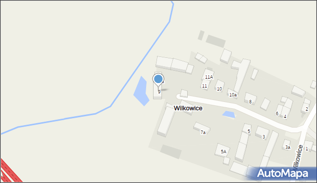 Wilkowice, Wilkowice, 9, mapa Wilkowice