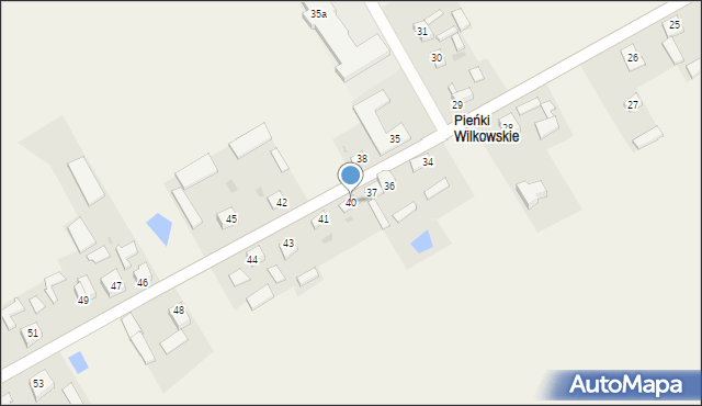 Wilkowice, Wilkowice, 40, mapa Wilkowice