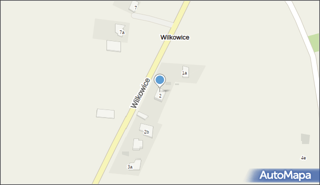 Wilkowice, Wilkowice, 2a, mapa Wilkowice