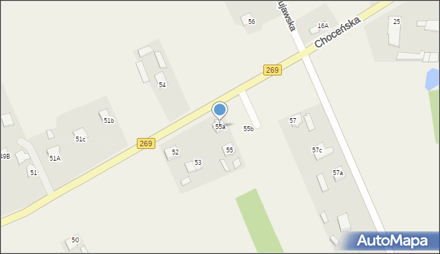 Wilkowiczki, Wilkowiczki, 55a, mapa Wilkowiczki