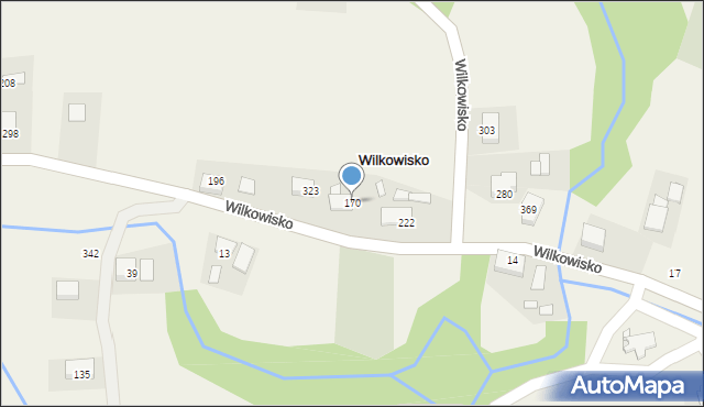 Wilkowisko, Wilkowisko, 170, mapa Wilkowisko