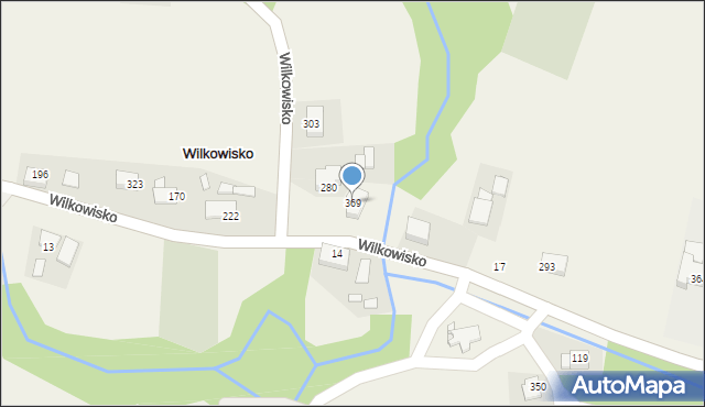 Wilkowisko, Wilkowisko, 369, mapa Wilkowisko