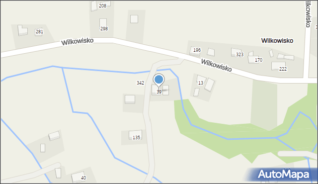 Wilkowisko, Wilkowisko, 39, mapa Wilkowisko