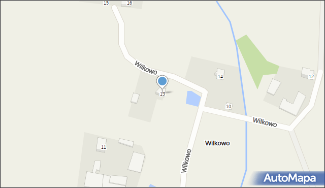 Wilkowo, Wilkowo, 13, mapa Wilkowo