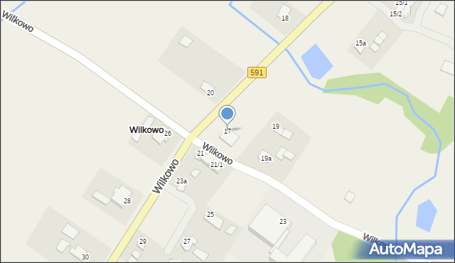 Wilkowo, Wilkowo, 17, mapa Wilkowo