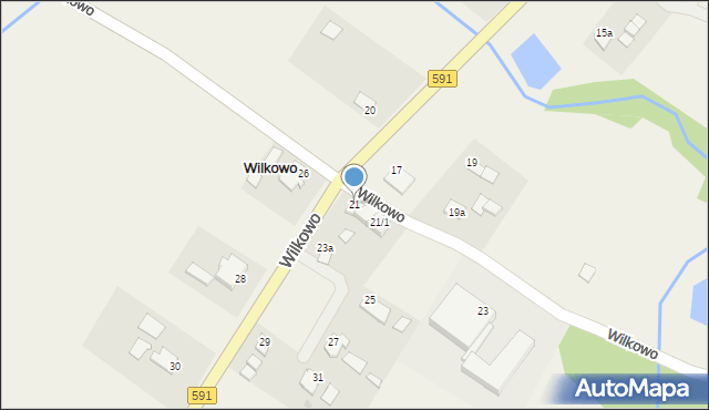 Wilkowo, Wilkowo, 21, mapa Wilkowo