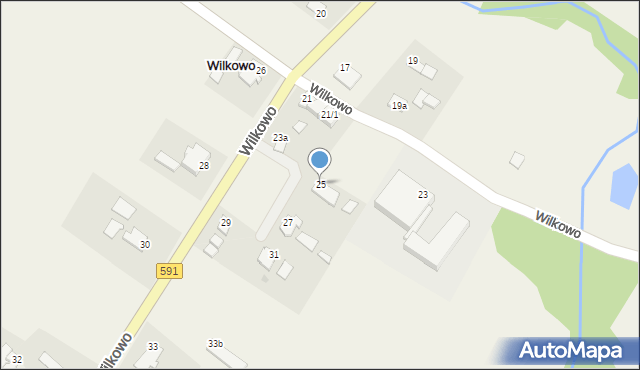 Wilkowo, Wilkowo, 25, mapa Wilkowo