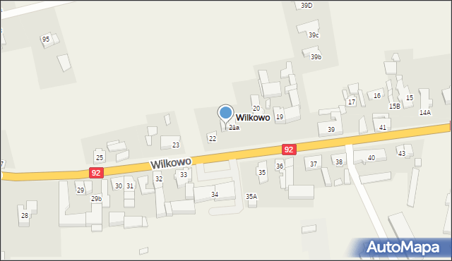 Wilkowo, Wilkowo, 21b, mapa Wilkowo