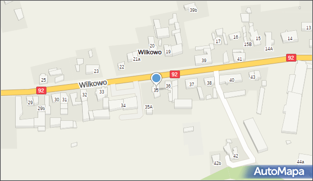 Wilkowo, Wilkowo, 35, mapa Wilkowo