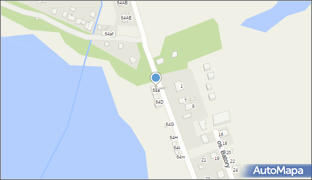 Wilkowo, Wilkowo, 64a, mapa Wilkowo