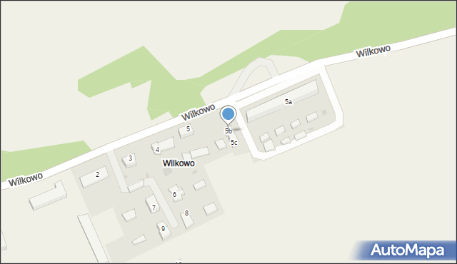 Wilkowo, Wilkowo, 5b, mapa Wilkowo