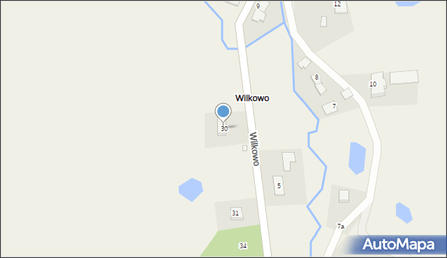 Wilkowo, Wilkowo, 30, mapa Wilkowo