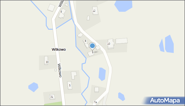 Wilkowo, Wilkowo, 7, mapa Wilkowo