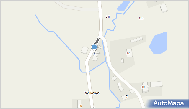 Wilkowo, Wilkowo, 9, mapa Wilkowo