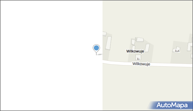 Wilkowuje, Wilkowuje, 30, mapa Wilkowuje