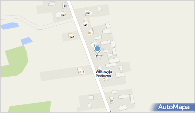 Wilkowyja, Wilkowyja, 82, mapa Wilkowyja