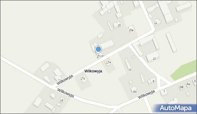 Wilkowyja, Wilkowyja, 17, mapa Wilkowyja